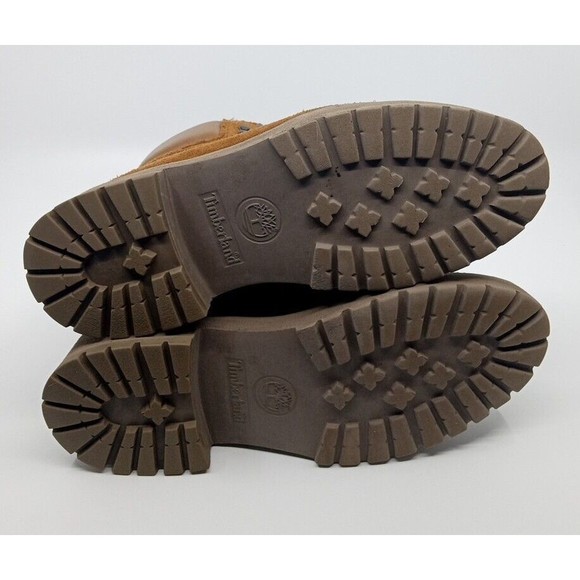 Timberland Women's Brown Carnaby Cool Leather Boots Ultralight A1UPW -Size 8 - Picture 6 of 6